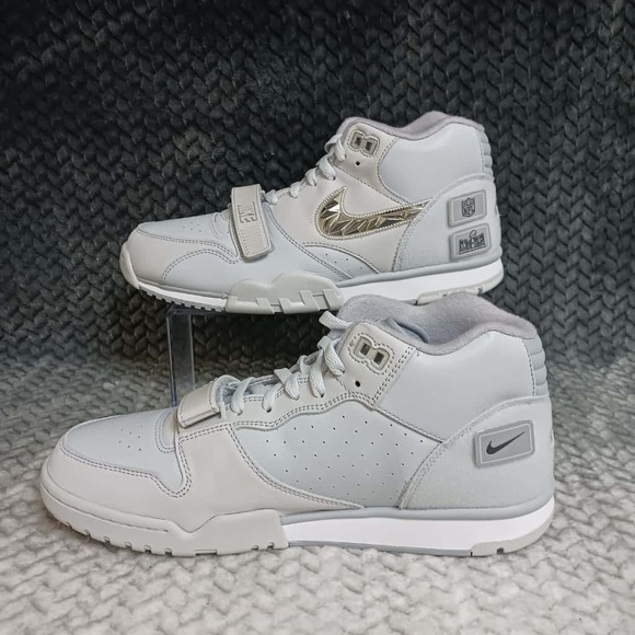 Nike Air Trainer 1 SB LVIII Shoes Mens Pure Platinum Super Bowl FJ6195-002 Sz 11 - Picture 2 of 11